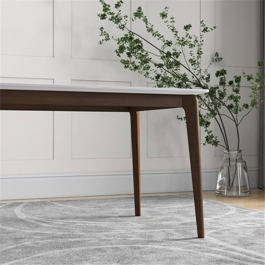 Amazon.com - Sella Modern Solid Wood Walnut White Top
